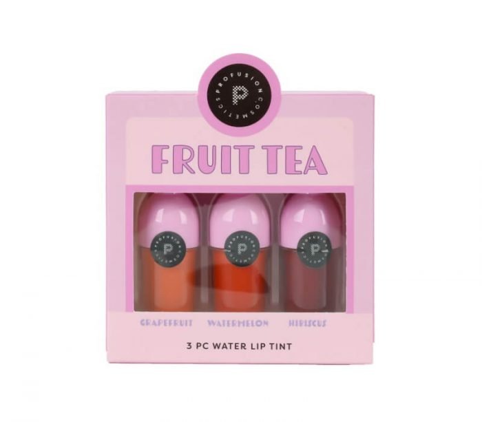 Profusion Cosmetics I Heart Boba Fruit Tea 3 PC Water Lip Tint