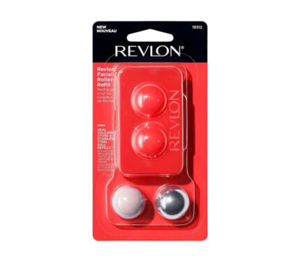 Revlon Oil Absorbing & Cooling Facial Roller Refill Pack with Volcanic & Stainless Steel Stones in Storage Case
