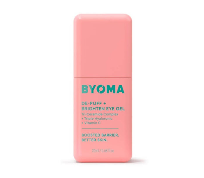 BYOMA De-Puff + Brighten Eye Gel - Lightweight Gel Eye Cream for Dark Circles