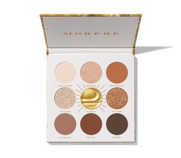 Morphe Rich & Foiled Artistry Palette - Gold Seeker