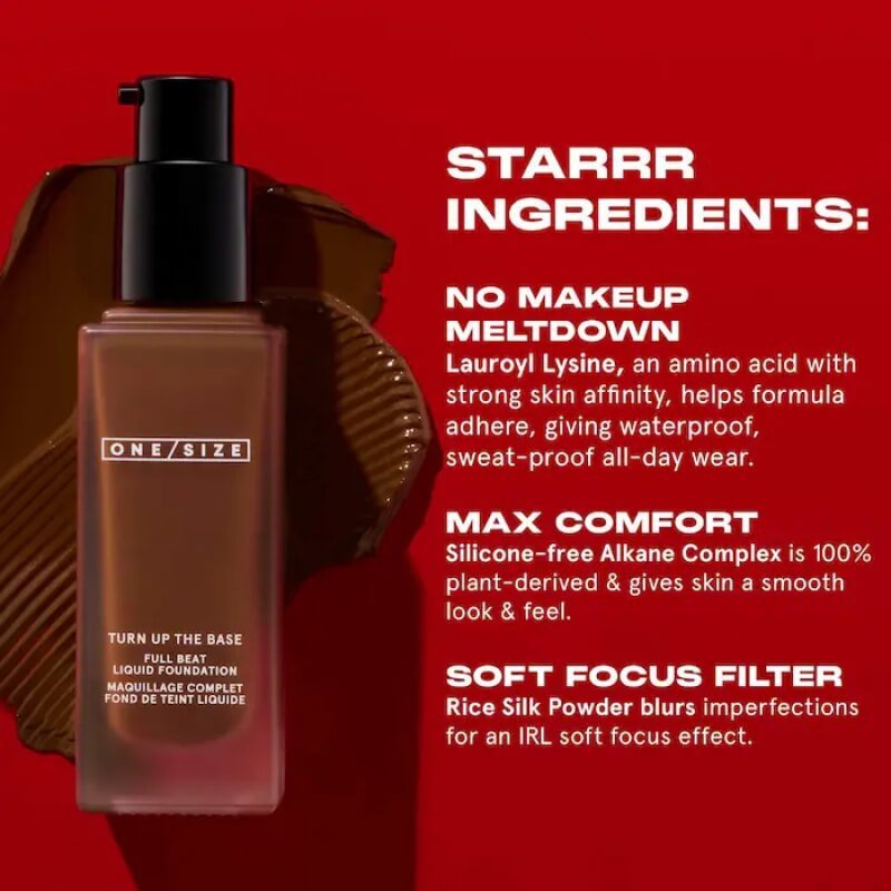 ONE SIZE by Patrick Starrr Turn Up the Base Full Beat Waterproof Liquid Foundation 6 ONE/SIZE by Patrick Starrr Turn Up the Base Full Beat Waterproof Liquid Foundation - Image 6