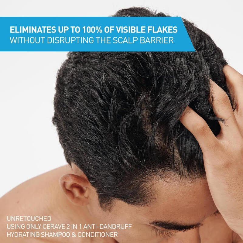 CeraVe 2 In 1 Hydrating Anti Dandruff Shampoo And Conditioner 2 CeraVe 2In1 Hydrating Anti Dandruff - Image 2