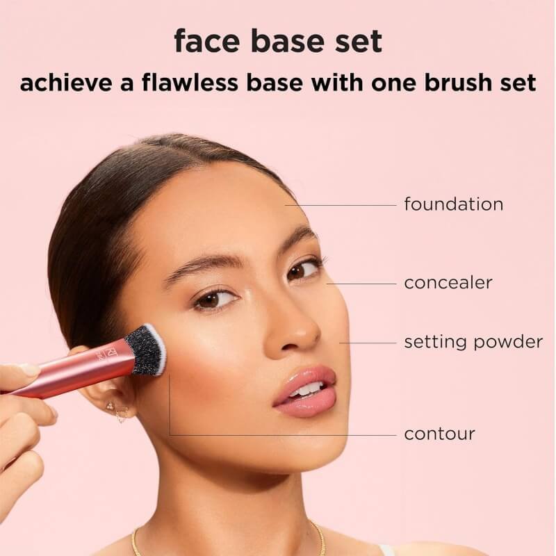 Real Techniques 4 Piece Face Base Makeup Brush Set 2 Real Techniques 4 Piece Face Base Makeup Brush Set - Image 2