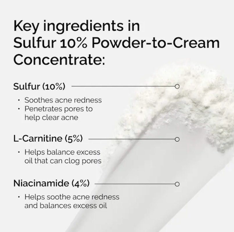 The Ordinary Sulfur 10% Powder-to-Cream Concentrate Acne Spot Treatment 5 The Ordinary Sulfur 10% Powder-to-Cream Concentrate Acne Spot Treatment - Image 5