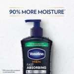 Vaseline Men's Healing Moisture Hand & Body Lotion For Dry or Cracked Skin Fast Absorbing - Image 3