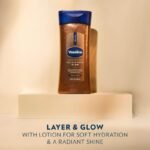 Vaseline Glazed and Glisten Golden Hour Body Gel Oil Glow Vanilla Cocoa - Image 3