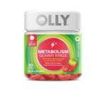 ANILLOS DE GOMA PARA EL METABOLISMO CON VINAGRE DE SIDRA DE MANZANA: Estos sabrosos anillos de gomita están formulados con bondad para promover la energía celular y un metabolismo feliz y saludable.* Una deliciosa adición a su rutina diaria. CONTENIDO BUENO: Una cantidad clínicamente estudiada de picolinato de cromo para favorecer la masa muscular magra y estimular el metabolismo, con vitamina B12 para la producción de energía celular* y vinagre de sidra de manzana con la madre. Con un estilo de vida saludable, que incluye ejercicio.