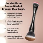e.l.f. Cream Blush & Bronzer Duo Brush - Image 2