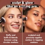 e.l.f. Liquid Bronzer & Contour Duo Brush - Image 3