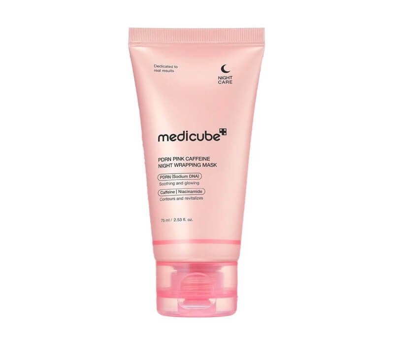 Medicube PDRN Pink Caffeine Overnight Wrapping Mask